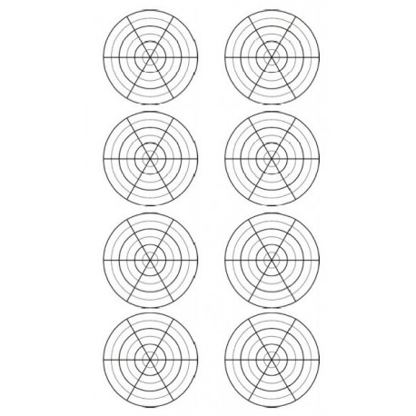 Skabelon med 8 grids